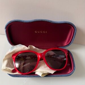 Gucci Bold Red Sunglasses